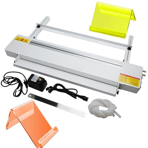Dobladora de plástico de PVC acrílico, calentador de tira de 1 a 6 mm con ángulo y temperatura ajustables de 0 a 90°, máquina dobladora de calor para caja de luz plegable (60 cm)