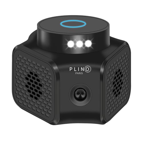 PLINO Ultrason Souris et Rats Puissant à Large Portée - Répulsif Souris pour Intérieur avec Lumière LED -...