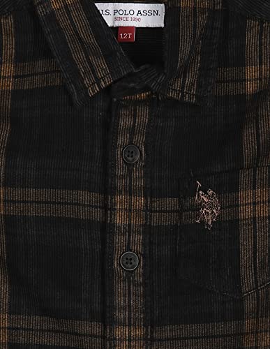 Image of U.S. POLO ASSN. Boy's Checkered Regular Fit Shirt