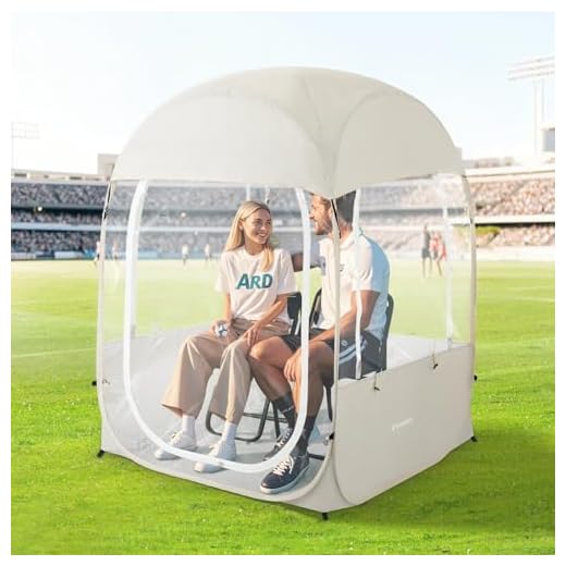 Best umbrellas for a football game Raynesys Weather Proof Sports Tent for 1-2 People