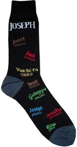 Evolution Avenue Joseph Name Socks(How to say Joseph in 8 different languages) Unique Fashion