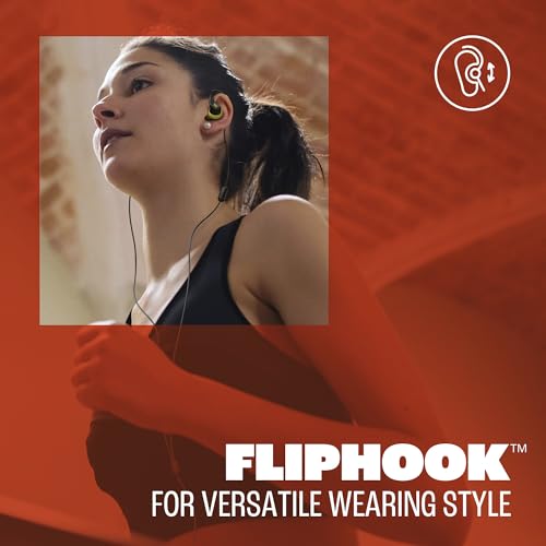 Image of JBL Endurance Run 3 (3.5mm Jack) - Wired Sport Headphones with FlipHook Technology for Versatile Wearing Style, IP65 dustproof and Water-Resistant, and Hands-Free Calls (Black /Grey)