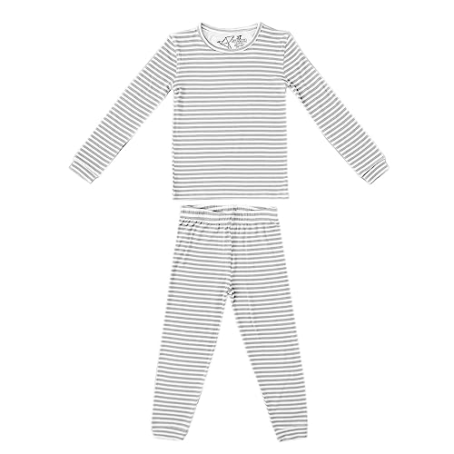 Copper Pearl Two Piece Long Sleeve Toddler Pajamas PJ Sets for Boys and Girls - Adorable Pattern Pajamas, Breathable Fabric to Keep Cool While Sleeping, Sizes 12 Months to 5T - Everest