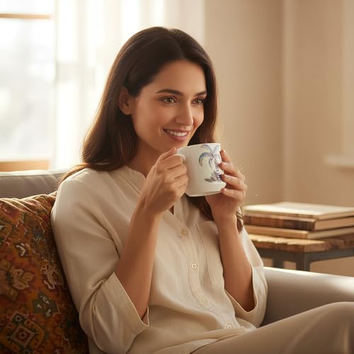Image of U.P.C. UPC Fine Bone China Ceramics Coffees /Milks /Tea Cups Set of 6 Bone China Coffee Mug (160 ml, Pack of 6)