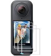 Amazear Screen Protector for Insta360 X4 Air Accessories (3 Pack), Insta 360 X4 Air Tempered Glas...