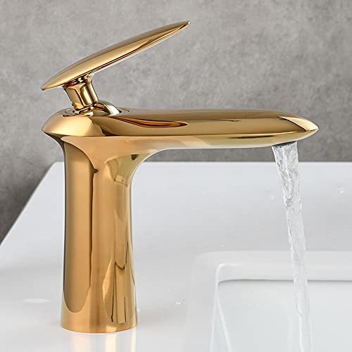 Robinet de salle de bains haut de gamme mitigeur laiton eau chaude froide