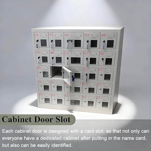 Compact Cell Phone Locker - Secure Plastic Storage Box with Key, 12-Door Organizer for Home, Bedroom & Entryway - Ideal for Phones, Keys & Valuables