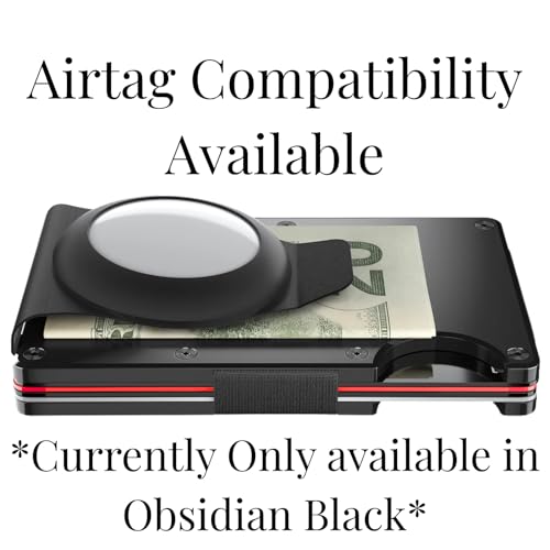 Duck Hunting Wallet – Ridge-Style AirTag-Compatible RFID Blocking Wallet for Men – Skeet Shooting Tactical Metal Card Holder with Money Clip – outdoorsmen EDC (Titanium Gray)3