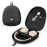 Kopfh&ouml;rer Taschen Over Ear Hart f&uuml;r JBL/Soundcore/Sony/Bose/BERIBES, Ultra-d&uuml;nne Reise Kopfh&ouml;rer H&uuml;lle Case Tragbar Universal f&uuml;r die meisten Drehbare Kopfh&ouml;rer (Schwarz)