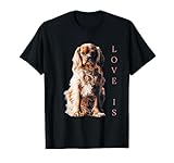 English Cocker Spaniel Shirt Men Women Dog Mom Dad Love Tee T-Shirt