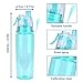 HERCHR Mist Water Bottle, 600ml Leak-Proof & Lightweight Sports Water Bottle BPA-Free Plastic 2-in-1 Mist & Sip for Cycling Fitness Camping Hiking Running Gym Outdoor (Blue)