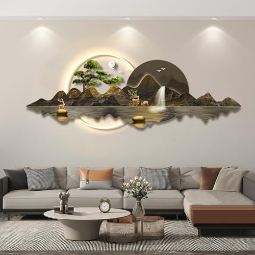 Peinture LED décoration maison moderne tableau applique murale salon