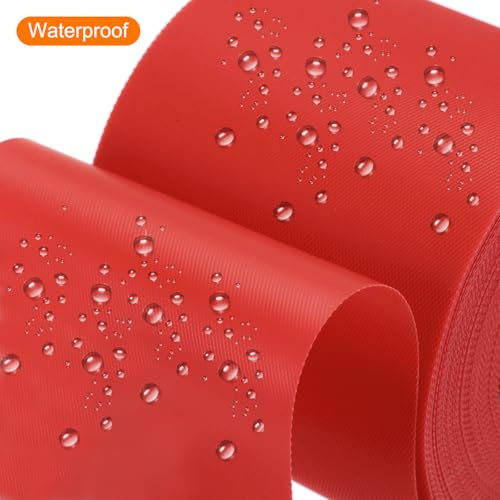 Image of MECCANIXITY 2Pcs Air Conditioner Pipe Tapes, Pipe Wrapping Tape PVC Protective Tube Duct Tapes for Repairs DIY Projects AC Insulation Tape, 6cm x 32.8ft Red
