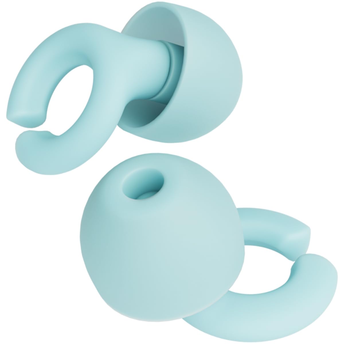 HEAR Hush Hoops Ear Plugs – Ultra-Soft Silicone, 17dB NRR, Horseshoe Shape For Sleep & Travel (Blue) - View #11