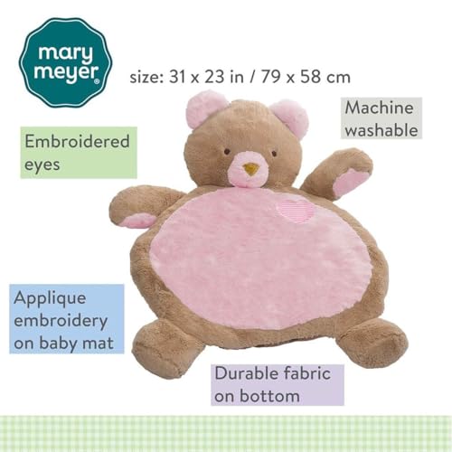 Image of Mary Meyer Bestever Baby Mat, Pink Bear
