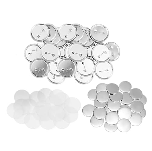 DIY s~`obW[J[p[cZbg 25-75MM ~`{^obW쐬 100/200 Ntgpi ȒPȎtƑ(200Pcs,25mm)