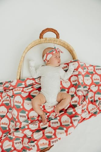 Image of Copper Pearl Swaddle Blankets for Newborns | Soft Stretchy Receiving Blankets for Boys and Girls | Large 46 x 46 Inch Baby Blankets | Lightweight and Breathable Swaddles | Claus