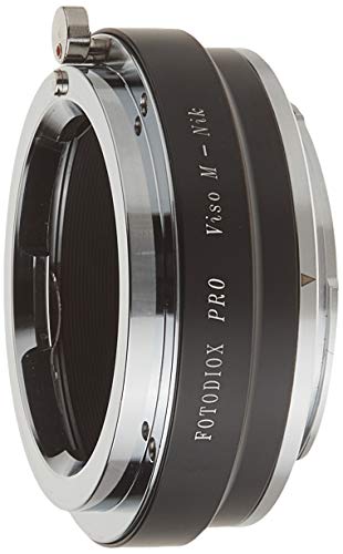 Image of Fotodiox Pro Lens Mount Adapter, Visoflex M Lens to Nikon F-Mount Camera Such as D7200, D5000, D3000, D300S & D90 DX