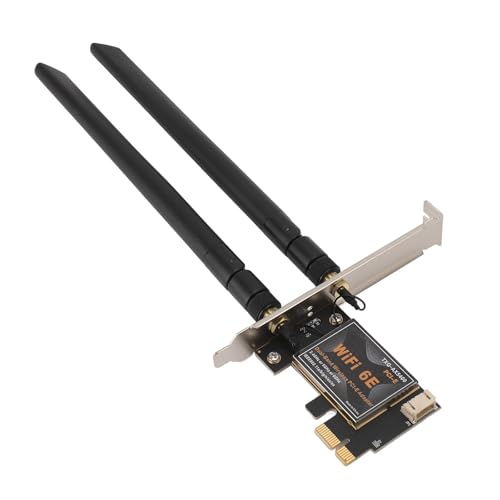 Tarjeta PCIe adaptador de red 5.2 compatible con Windows 10 y 11 (sin base de antena) miniatura 4