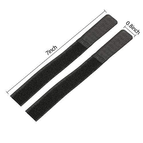 60Pcs Reusable Cable Ties, Travel Wire & Cord Straps Organizer, Under Desk Cable Management For Computer/Pc/Laptop/Tv/Electronics, Black Nylon And 7 Inches In Length #TOP6