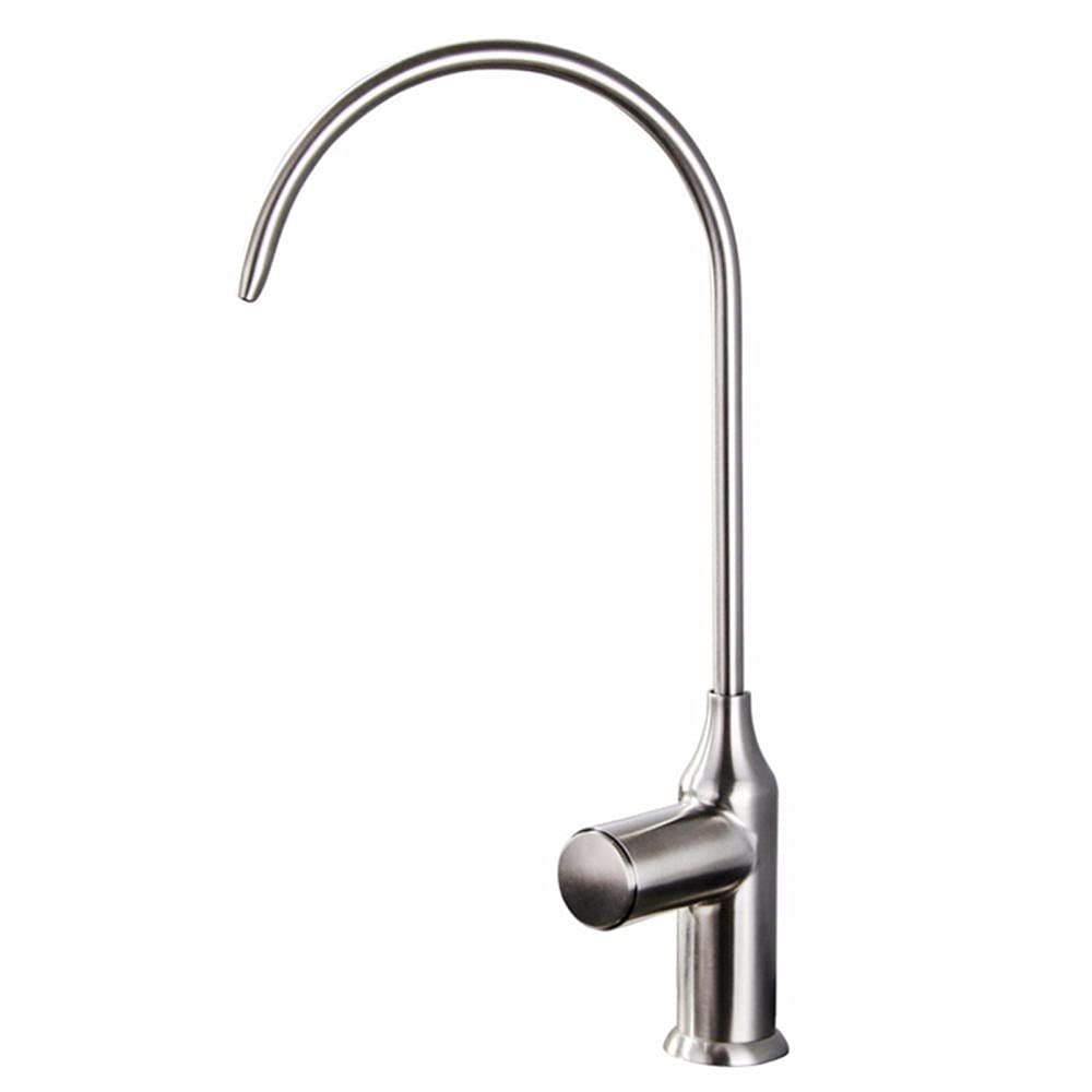 Robinet d'évier de cuisine brossé 360 tourne pour osmoseur