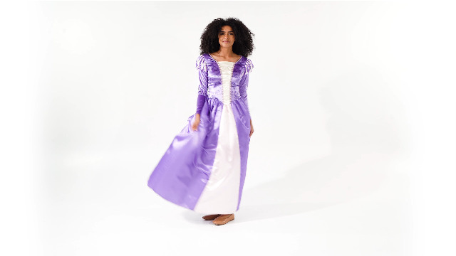 Little Adventures Enchanted Rapunzel Dress-Up Costume for Adult Women (Small (2-4))