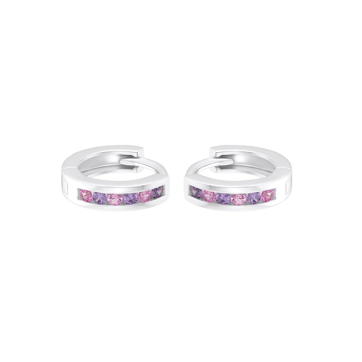 Prinzessin Lillifee Creolen 925 Sterling Silber Mädchen Kinder Ohrschmuck, mit Zirkonia synth., Kommt in Schmuck Geschenk Box