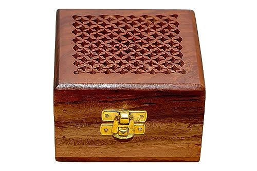 LINQUARD COLLECTION STORE Wooden Jewelry Box Makeup and Organizer Women Ring Storage // Earing Bracelet Organizer//multipurpose usage//card box