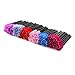 EZGO 300 Pack Multicolor Disposable Eyelash Mascara Brushes Wands Applicator Makeup Brush Kits, 6 Colors