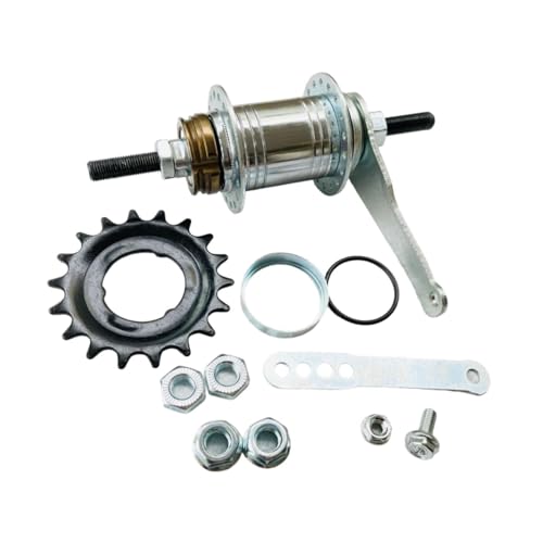 rockible Bicycle Hub Conversion Set Coaster Brake Rear Hub 36 Holes Tool Replacement Bike Trike Hub Conversion Set Repair for Cycling