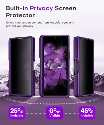 Coque Z Fold 6 anti-espion idéale pour travailler dans le train - 2