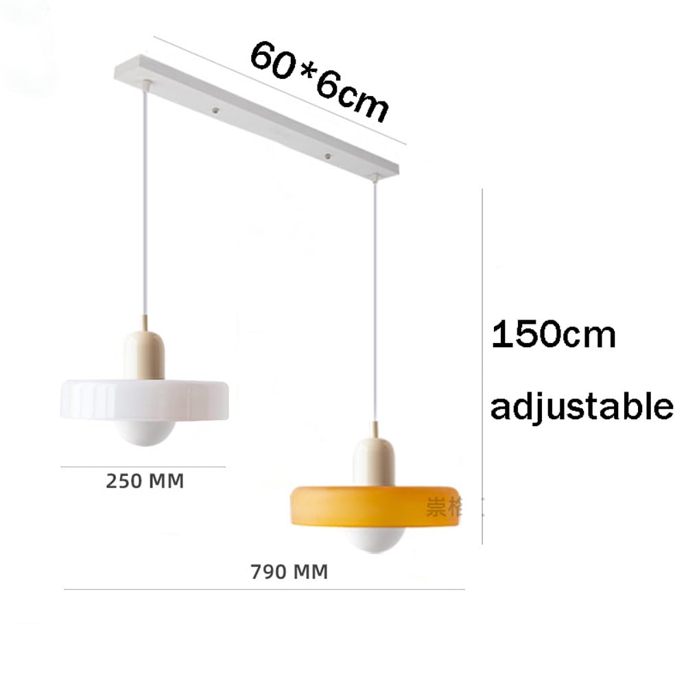 2 światła Nordic Modern wisząca lampa wisząca zielony biały szklany sufit lampa wisząca Farmhouse Beach Coastal żyrandol do kuchni wyspa jadalnia restauracja sklep z ciepłą żarówką