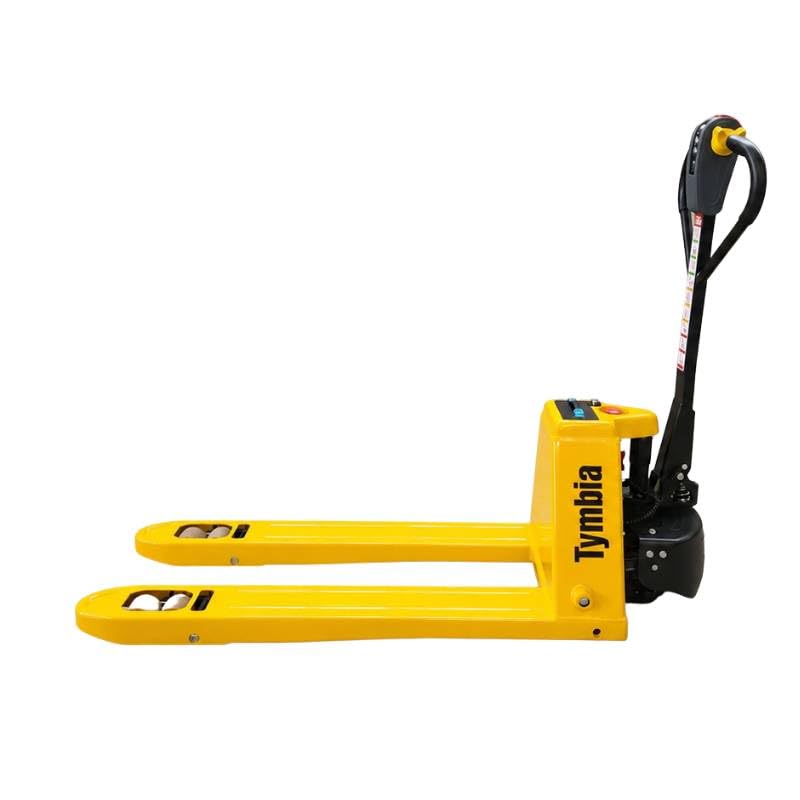 Transpaleta Eléctrica, 1500 kg, 48V/10Ah, Litio, 550x1150 mm, Pallet Jack con Batería Extraíble
