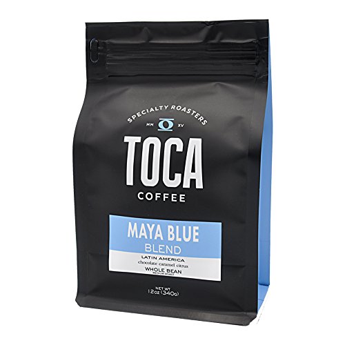 TOCA Coffee Maya Blue Blend Grano Tostado Medio 12 oz miniatura 1