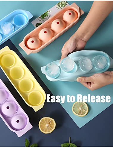 Molde de silicona para bolas de hielo con tapa miniatura 3