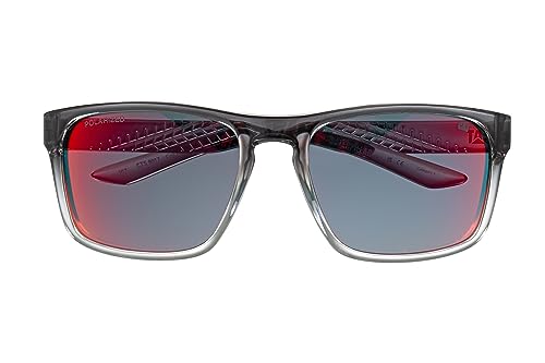 Image of CAT 8017 Men's Polarized Square Sunglasses, UV400 Protection, 58 mm