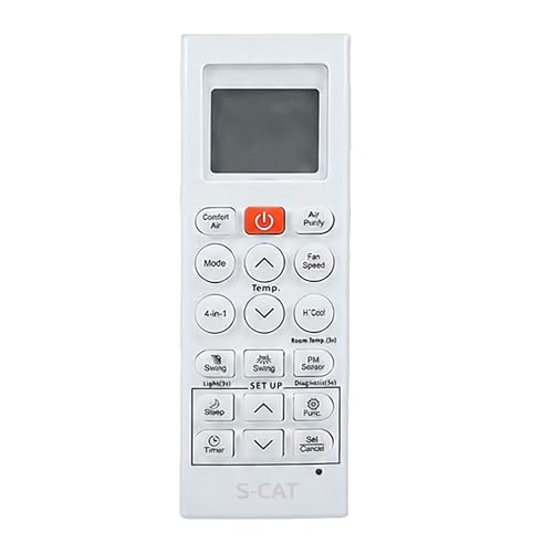 Image of S-CAT Compatible with LG AC Remote Control Model 36Q (No Backlight) Suitable for 1 1.5 2 Ton Split /Window AC (Match Old Remote Exactly, Contact Customer Care for Order)
