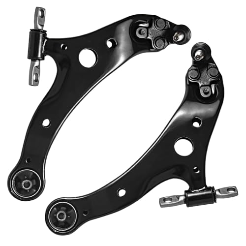 Image of Detroit Axle - Front Steering Knuckles Wheel Hubs Assembly Lower Control Arms With Ball Joints Replacement for 2007-2009 Toyota Camry - 4pc Set