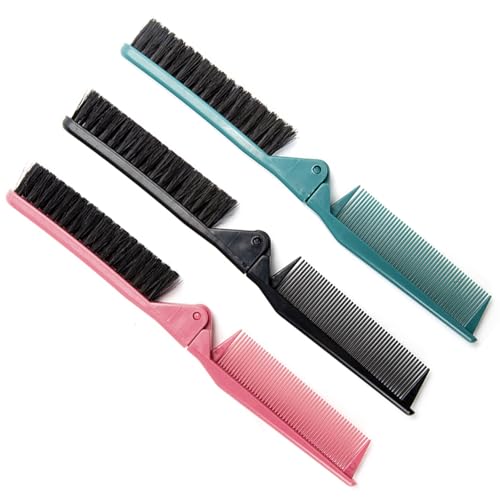 Cepillo de Pelo Plegable 3 Pzs para Viaje miniatura 1