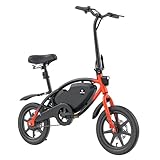 Vivi PONY01 Electric Bike, 14' Electric Bicycle for Adults and Teens Peak 500W Motor 48V 374.4WH Battery, Max 40 Miles Range(Pedal-Assist) & Top 20 Mph, Cruise Control, SGS Certified to UL2849