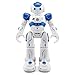 WEECOC RC Robot Toys Gesture Sensing Smart Robot Toy for Kids Can Singing Dancing Speaking Christmas Birthday (White)