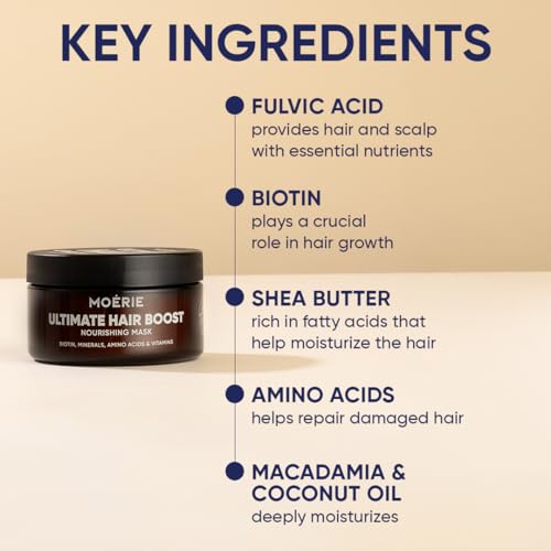 Haarwachstum Haarmaske gegen Haarausfall – Mit Biotin & Koffein – Fördert das Haarwachstum, stärkt die Haarwurzel und unterstützt kräftigeres Haar – Für Frauen & Männer