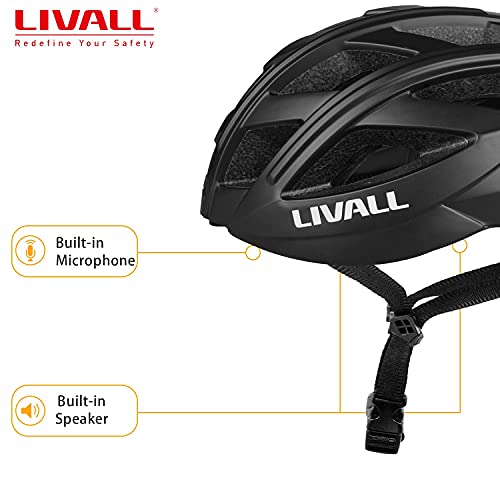 LIVALL BH60SE Adult Smart Bike Helmet with Turn Signal Light and 14 tail lights, Built-in Speaker and Microphone, Bluetooth Connection to Phone, Ultra-light and Ventilated Man and Woman Cycling Helmet - Thumbnail 4