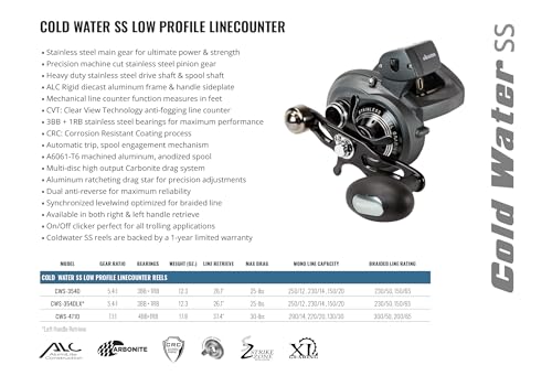 Okuma Reels Coldwater Ss Lowprofile 3Bb+1Rb 5.4:1