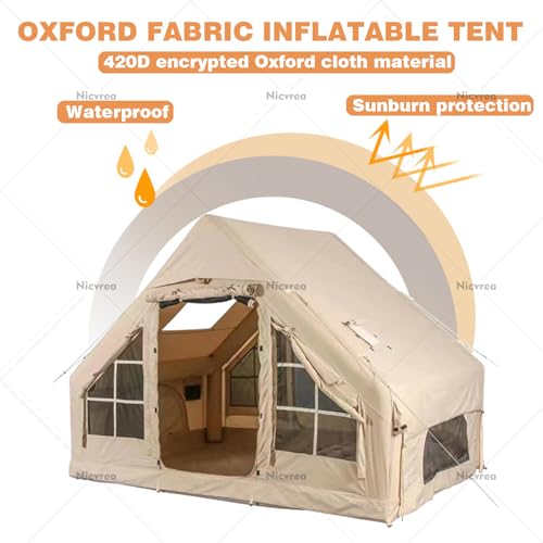 Carpa inflable para camping 2 a 8 personas, montaje instantáneo miniatura 4