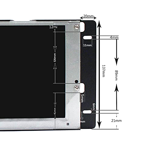 Image of VSDISPLAY 14.9 inch 1280X390 LCD Screen LTA149B780F with H /D VGA DVI Controller | Wall-Mounted Metal Case,Work as Marquee Monitor, for Minor Cabinet Alterations