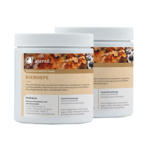 alanui Reine Bierhefe für Hunde, 2 x 250 g Dose alanui Reine Bierhefe für Hunde, 2 x 250 g Dose