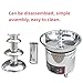 TIANGUOHE 4 Tier Chocolate Fountain Machine, 110V Electric Digital Chocolate Fountain Melting Machine for Parties - Chocolate Candy Butter Cheese