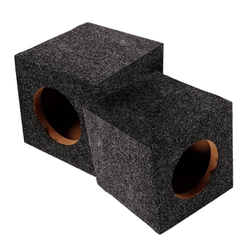Hemobllo Caisson De Basse Soi-même 4 Pouces Recouvert De Moquette pour Voiture Système Audio Amélioration Son pour Décor De Chambres Coquettes Noir