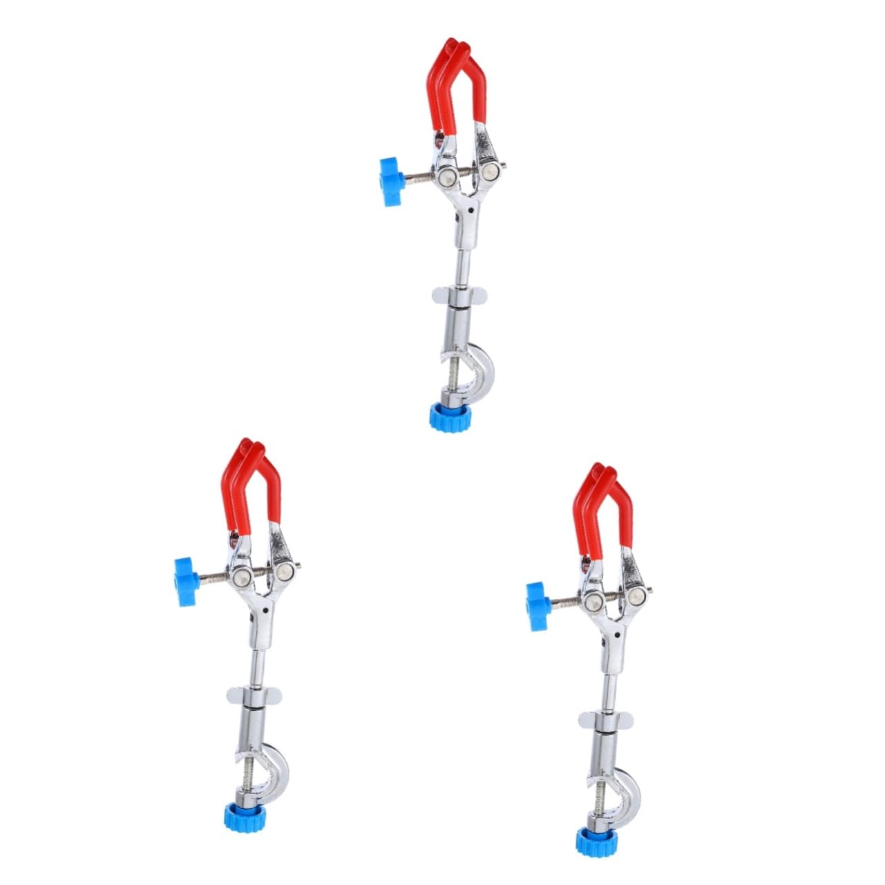 3stücke Laboratory Prong Clamp Einstellbare Finger-klemme Für Laboranwendungen Robust Und Ergonomisch Für Reagenzgläser Und Retortenständer